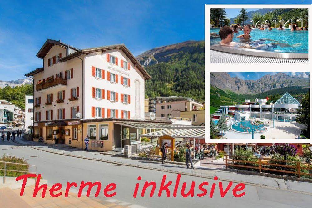 Hotel Heilquelle-Leukerbad-Therme Exterior foto